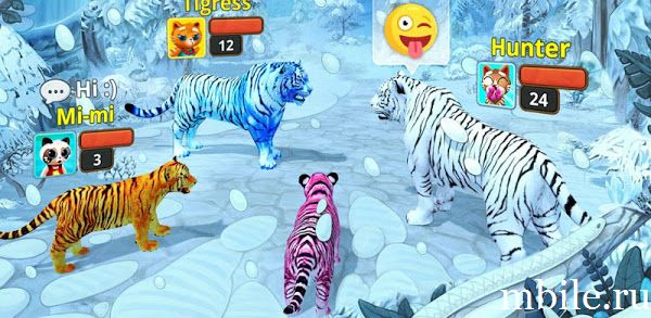 Симулятор семьи белого тигра онлайн взлом