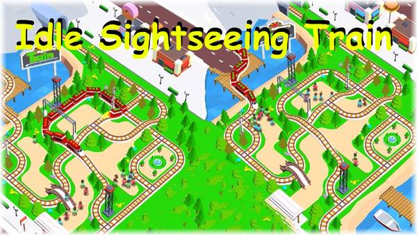 Idle Sightseeing Train - Game of Train Transport