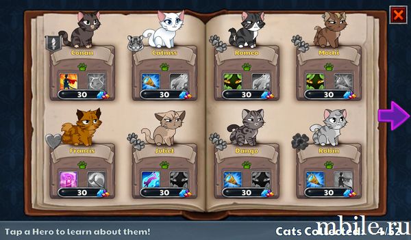 Скачать взломанную версию игры Castle Cats: Эпические квесты