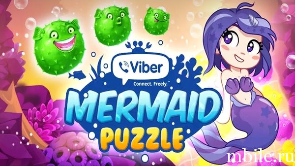Взломанный Viber Mermaid Puzzle Match 3 на андроид