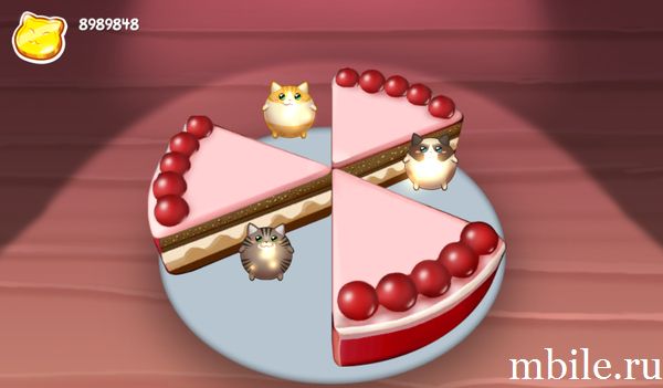 Взломанная версия игры Chubby Cat and the Catcakes