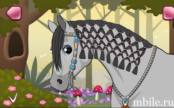 Лошадь уход - Mane плетение