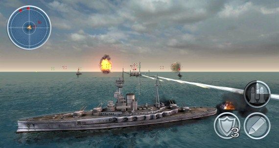 Морской бой военные корабли