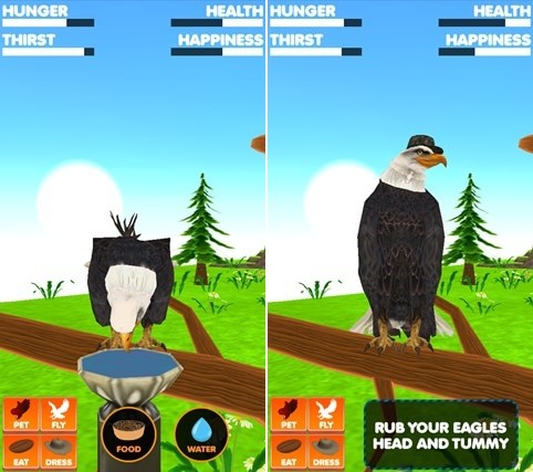 Virtual Pet Eagle