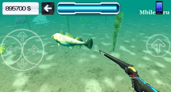 Игра Охота подводная 3D на андроид