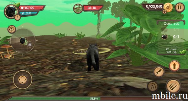 Скачать Wild Panther Sim 3D взломанную
