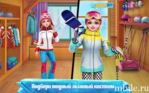 Полная версия игры Лыжница-звезда – Игра про спорт и моду