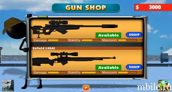 Sniper Assassin 3D Stickman - screenshot